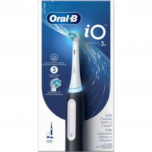 Braun Oral-B iO Series 3, elektromos fogkefe (fekete, matt fekete) (3n)
