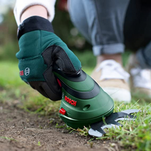 Bosch akkumulátoros bokor- és fűnyíró olló készlet Isio (zöld/fekete, Li-ion akkumulátor 1,5Ah 3,6Volt) (0600833108)