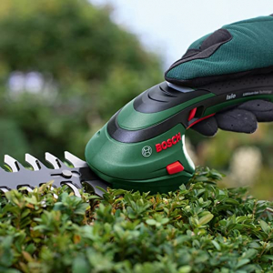 Bosch akkumulátoros bokor- és fűnyíró olló készlet Isio (zöld/fekete, Li-ion akkumulátor 1,5Ah 3,6Volt) (0600833108)