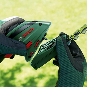 Bosch akkumulátoros bokor- és fűnyíró olló készlet Isio (zöld/fekete, Li-ion akkumulátor 1,5Ah 3,6Volt) (0600833108)