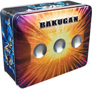 Spin Master Bakugan Baku-Tin játékfigura (Prémium tárolódoboz exkluzív Darkus Sectanoid Bakugan és további rejtélyes Bakugan figurákkal) (6062756)
