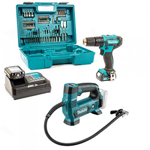 Makita akkus kalap&aacute;cs (HP333DSAX1), 12V (k&eacute;k/fekete, 2x Li-ion akkumul&aacute;tor 2,0Ah)