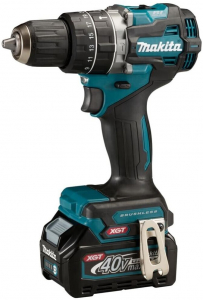 Makita Akkus &uuml;tvef&uacute;r&oacute; (HP002GA202) XGT, 40V (k&eacute;k/fekete, 2x Li-Ion XGT akkumul&aacute;tor 2.0Ah, MAKPAC)