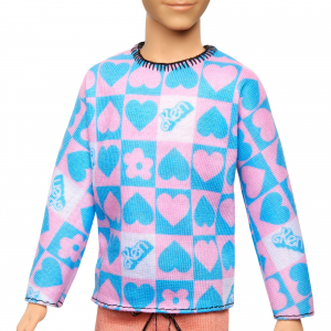Mattel Barbie Barbie Fashionistas Ken baba kék és rózsaszín pulóverrel (HRH24)