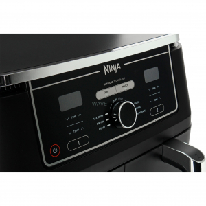 Nutri Ninja Foodi MAX Dual Zone (AF400EU), forrólevegős fritőz (fekete, 2470 watt)