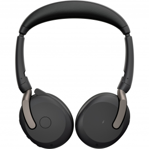 Jabra Evolve2 65 Flex Duo, fejhallgató (fekete, sztereó, UC, USB-A, Link380a) (26699-989-999)