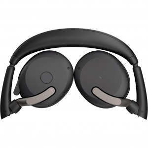 Jabra Evolve2 65 Flex Duo, fejhallgató (fekete, sztereó, UC, USB-A, Link380a) (26699-989-999)