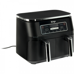Nutri Ninja Foodi Dual Zone forr&oacute;levegős fritőz (AF300EU) (fekete, 2400 watt)