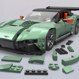 Mattel MEGA Hot Wheels gyűjtő Aston Martin Vulcan építőjáték (1:18 méretarány) (HMY97)