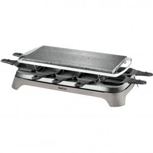 Tefal raclette grill Pierrade PR457B (szürke/fekete, 1350 watt, 10 személyre) (2100119594)