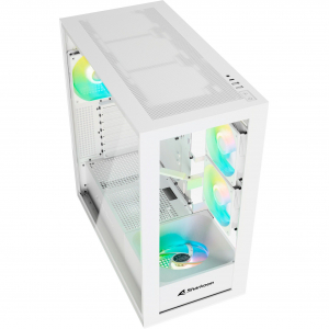 Sharkoon Rebel C60 White RGB ATX, fehér színű (4044951040049)