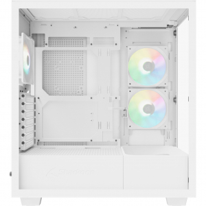 Sharkoon Rebel C60 White RGB ATX, fehér színű (4044951040049)