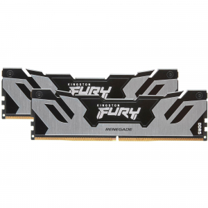 Kingston FURY DDR5 - 96GB - 6400 - CL - 32 (2x 48 GB) dual kit, RAM (ezüst/fekete, (KF564C32RSK2-96), Renegade, INTEL XMP)