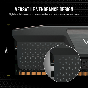 32GB 6000MHz DDR5 RAM Corsair Vengeance CL30 (2x16GB) (CMK32GX5M2B6000C30), Vengeance, INTEL XMP)