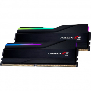 G.Skill DDR5 - 64GB - 6800 - CL - 34 (2x 32 GB) dual kit, RAM (fekete, (F5-6800J3445G32GX2-TZ5RK), Trident Z5 RGB, INTEL XMP)