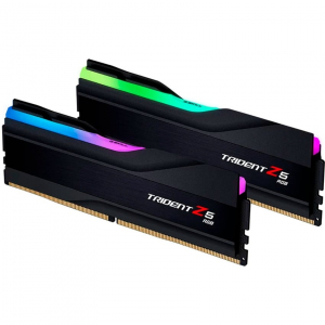 G.Skill DDR5 - 64GB - 6800 - CL - 34 (2x 32 GB) dual kit, RAM (fekete, (F5-6800J3445G32GX2-TZ5RK), Trident Z5 RGB, INTEL XMP)