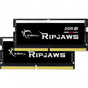G.Skill DDR5 - 32GB - 5600 - CL - 40 (2x 16 GB) dual kit, RAM (fekete, F5-5600S404040A16GX2-RS, Ripjaws, INTEL XMP) (F5-5600S4040A16GX2-RS)