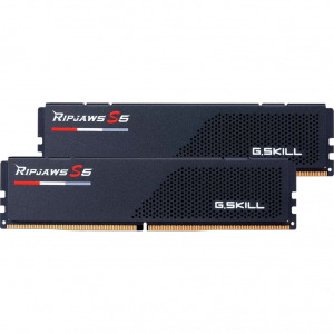 G.Skill DDR5 - 32GB - 6800 - CL - 34 (2x 16 GB) dual kit, RAM (fekete, (F5-6800J3445G16GX2-RS5K), Ripjaws S5, INTEL XMP)