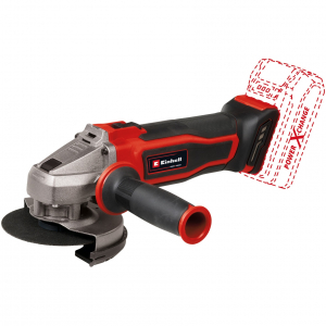 Einhell akkumulátoros sarokcsiszoló TE-AG 18/115 Q Li Solo, 18 volt (piros/fekete, akkumulátor és töltő nélkül) (4431165)