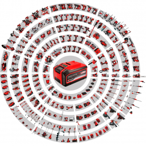 Einhell akkumulátoros sarokcsiszoló TE-AG 18/115 Q Li Solo, 18 volt (piros/fekete, akkumulátor és töltő nélkül) (4431165)