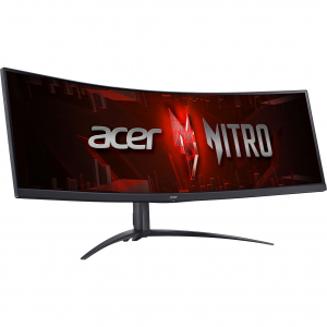 Acer Nitro XZ452CUV, gaming monitor - 45 - fekete, DQHD, VA, hajlított, 165Hz-es panel (UM.MX2EE.V01)