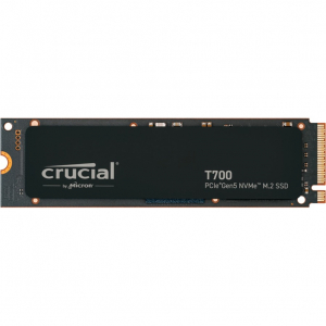 Crucial T700 1 TB, SSD (fekete, PCIe 5.0 x4, NVMe 2.0, M.2 2280) (CT1000T700SSD3)