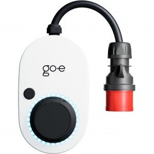 go-e Charger Gemini flex, 22 kW (32A 3-fázisú), Wallbox (fehér/fekete, mobil töltőállomás) (CH-04-22-01)