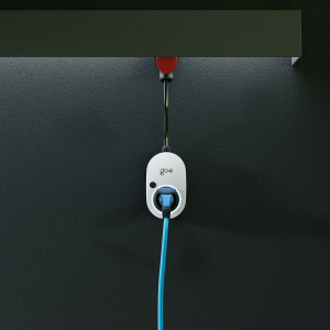 go-e Charger Gemini flex, 22 kW (32A 3-fázisú), Wallbox (fehér/fekete, mobil töltőállomás) (CH-04-22-01)