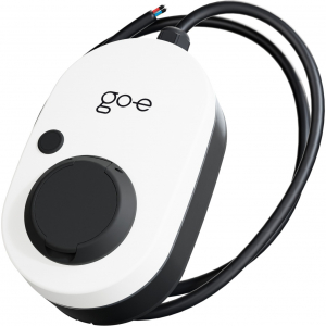 go-e Charger Gemini, 11 kW (16A 3-fázisú), Wallbox (fehér/fekete, kábel nélkül) (CH-04-11-51)