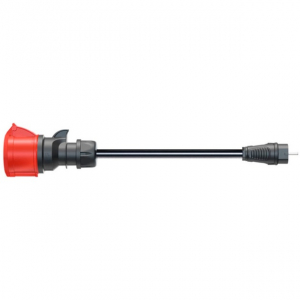 go-e adapter Gemini flex 22 kW, CEE piros háromfázisú áram 32A > háztartási aljzat (fekete, 30cm) (CH-04-02)