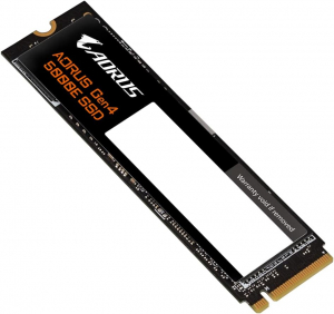 GIGABYTE AORUS Gen4 5000E SSD 1 TB (fekete, PCIe 4.0 x4, NVMe 1.4, M.2 2280) (AG450E1TB-G)