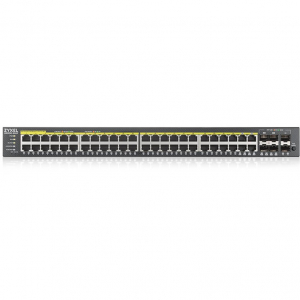 Zyxel GS2220-50HP, kapcsoló (375 W PoE Budget) (GS2220-50HP-EU0101F)