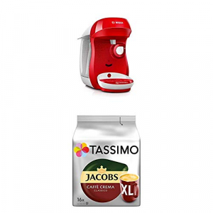 Bosch Tassimo (TAS1006) Happy, kapszulás gép (piros / fehér)