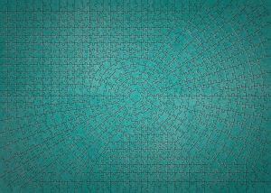 Ravensburger Puzzle: Krypt Metallic Mint (736 darab) (17151)