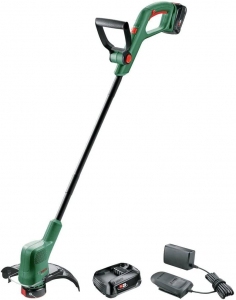 Bosch akkumulátoros fűnyíró EasyGrassCut 18-260, 18V (zöld/fekete, 2x Li-ion akkumulátor 2,0Ah) (06008C1C05)