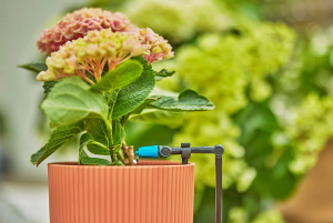 GARDENA Micro-Drip-System &aacute;ll&iacute;that&oacute; v&eacute;gű csepegtetőfej 0-15 l/h (fekete/t&uuml;rkiz, 10 db, 2023-as modell) (13305-20)