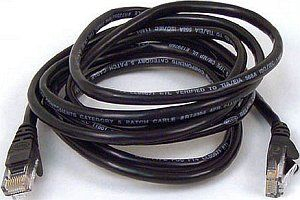 goobay Patch kábel Cat6 U/UTP lapos fekete 20,0m (95385)