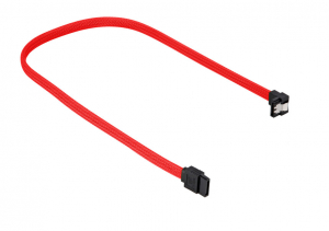 Sharkoon SATA III szögletes kábel piros - 30 cm (4044951016457)