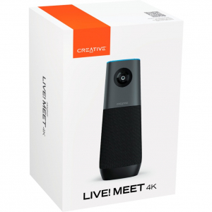 Creative Live! Meet 4K, webkamera (fekete, 4K, 4 minden irányba mutató mikrofon) (73VF095000000)