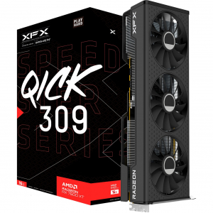 XFX Radeon RX 7600 XT SPEEDSTER SWFT210 CORE Gaming, grafikus kártya (RDNA 3, GDDR6, 3x DisplayPort, 1x HDMI 2.1) (RX-76TSWFTFP)