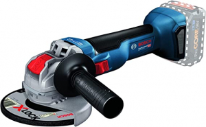 Bosch X-LOCK akkumulátoros sarokcsiszoló GWX 18V-10 Professional solo, 18V (kék/fekete, akkumulátor és töltő nélkül) (06017B0100)