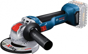 Bosch X-LOCK akkumulátoros sarokcsiszoló GWX 18V-10 Professional solo, 18V (kék/fekete, akkumulátor és töltő nélkül) (06017B0100)