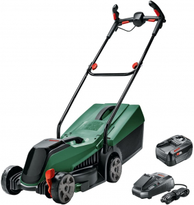 Bosch akkumulátoros fűnyíró CityMower 18V-32-300 (zöld/fekete, Li-ion akkumulátor 4,0Ah) (06008B9A07)