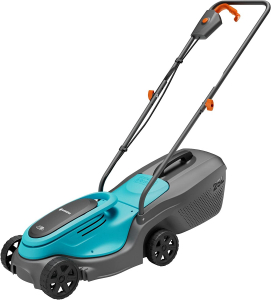 GARDENA akkumulátoros fűnyíró PowerMax 30/18V P4A solo, 18V (fekete/türkiz, akkumulátor és töltő nélkül, POWER FOR ALL ALLIANCE) (14630-55)