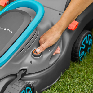 GARDENA akkumulátoros fűnyíró PowerMax 32/18V P4A solo, 18V (fekete/szürke, akkumulátor és töltő nélkül, POWER FOR ALL ALLIANCE) (14632-55)