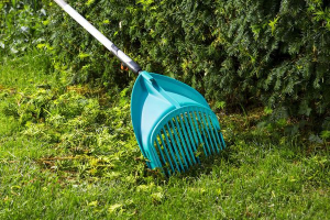GARDENA combisystem lapát gereblye, akciós (türkizkék, 3in1, nyéllel) (03120-30)