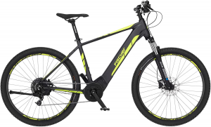 FISCHER Kerékpár Montis 5.0i (2022), Pedelec (szürke/sárga, 46 cm-es váz, 29) (62511)