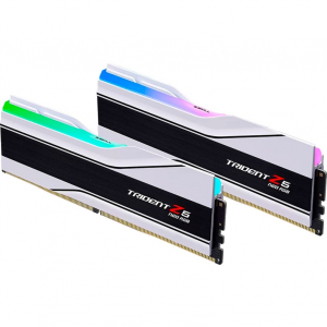 G.Skill DDR5 - 32GB - 6400 - CL - 32 (2x 16 GB) dual kit, RAM (fehér, (F5-6400J3239G16GX2-TZ5NRW), Trident Z5 NEO RGB, AMD EXPO)