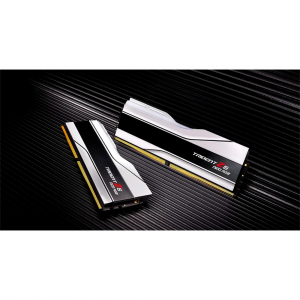 G.Skill DDR5 - 32GB - 6400 - CL - 32 (2x 16 GB) dual kit, RAM (fehér, (F5-6400J3239G16GX2-TZ5NRW), Trident Z5 NEO RGB, AMD EXPO)