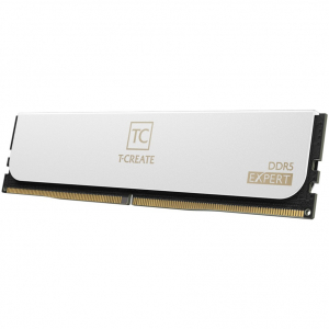 Team Group DDR5 - 64GB - 6400 - CL - 34 (2x 32 GB) dual kit, RAM (fehér, (CTCWD564G6400HC34BDC01), T-CREATE EXPERT, AMD EXPO)